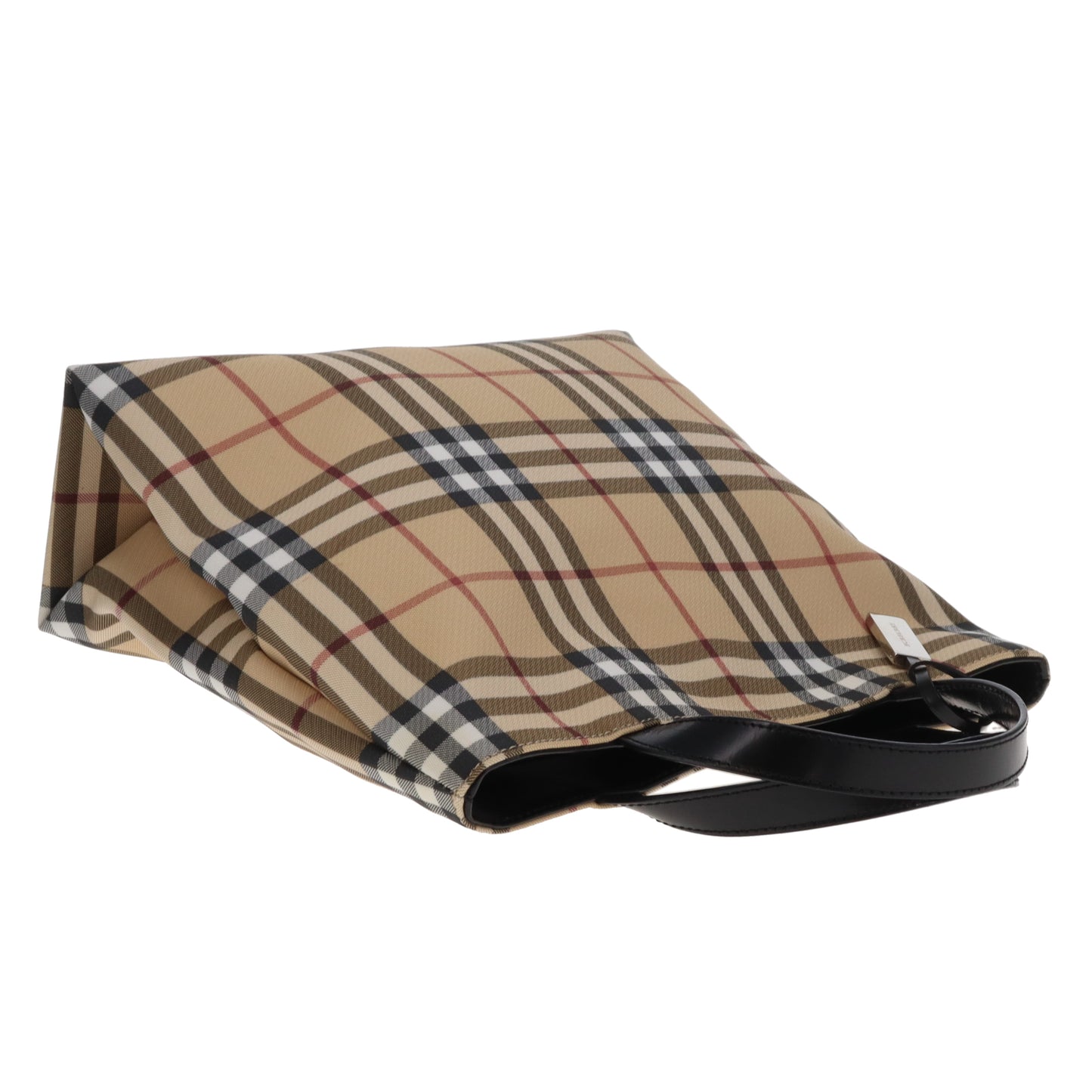 Burberry Nova Check Top Handle Tote Vintage 2