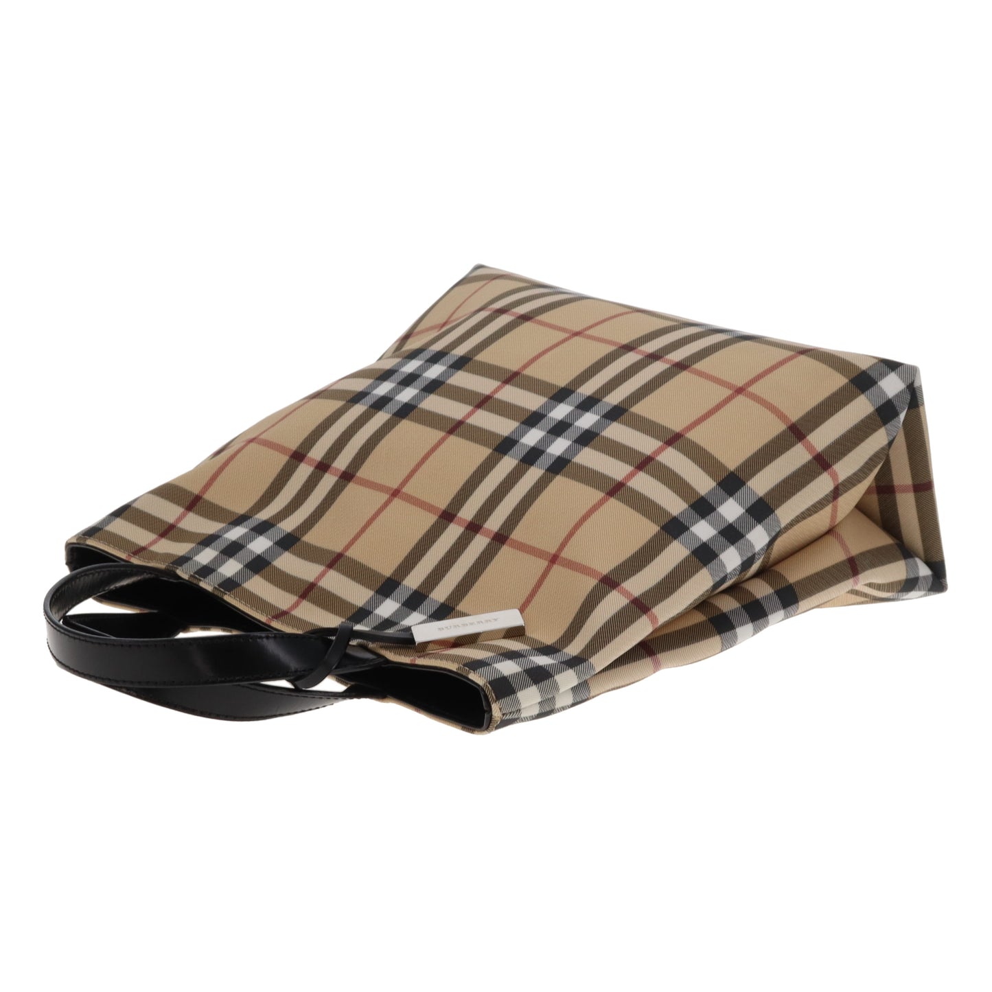 Burberry Nova Check Top Handle Tote Vintage 2