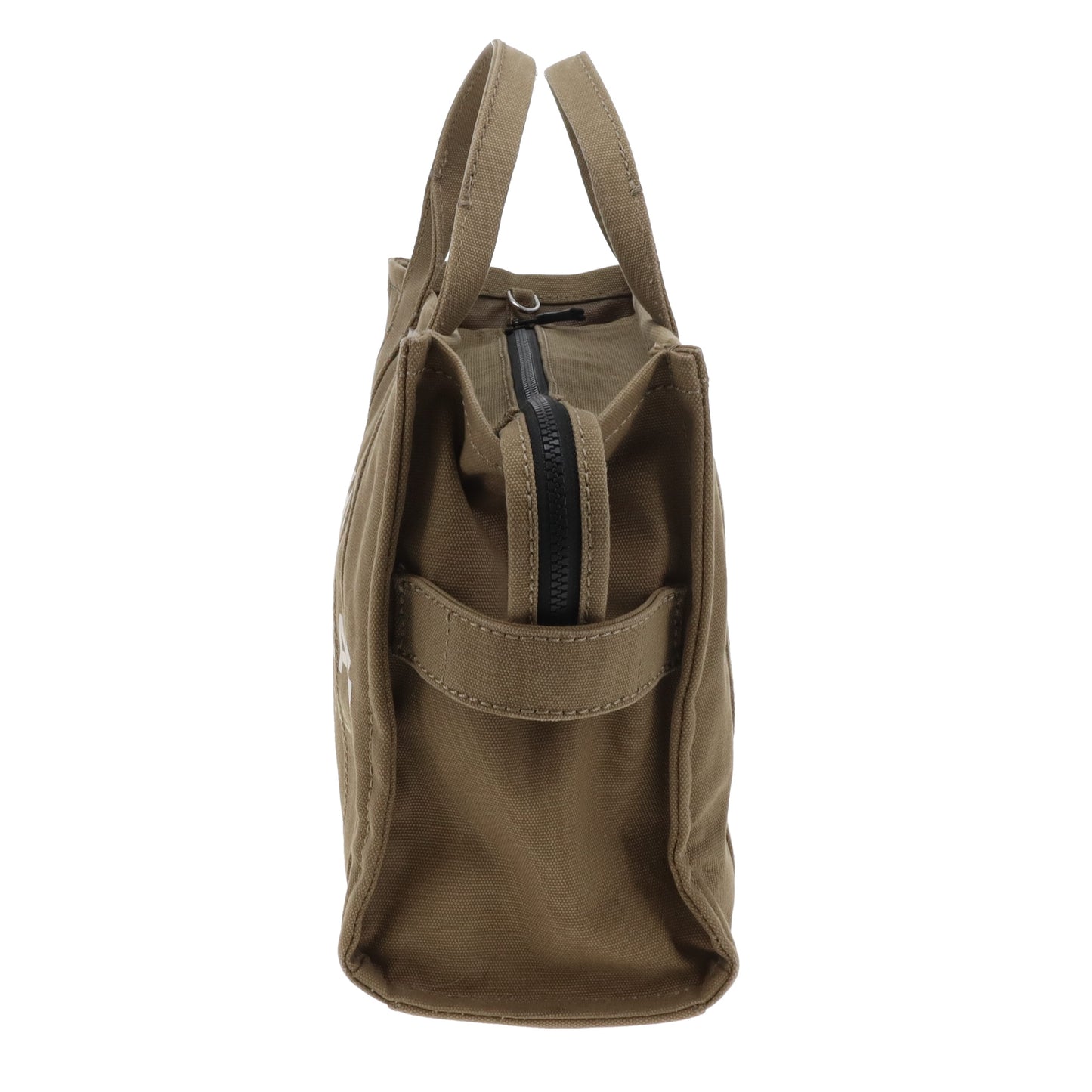 Marc Jacobs The Tote Bag Medium Khaki Canvas/Black Strap
