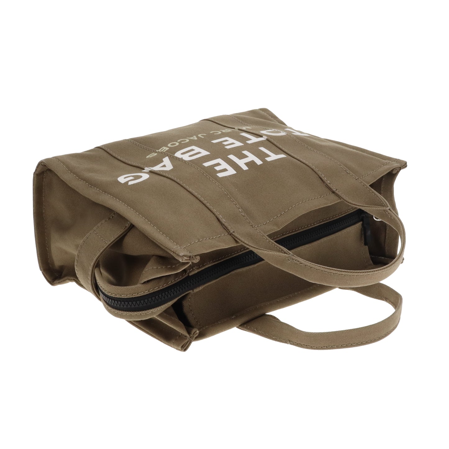 Marc Jacobs The Tote Bag Medium Khaki Canvas/Black Strap