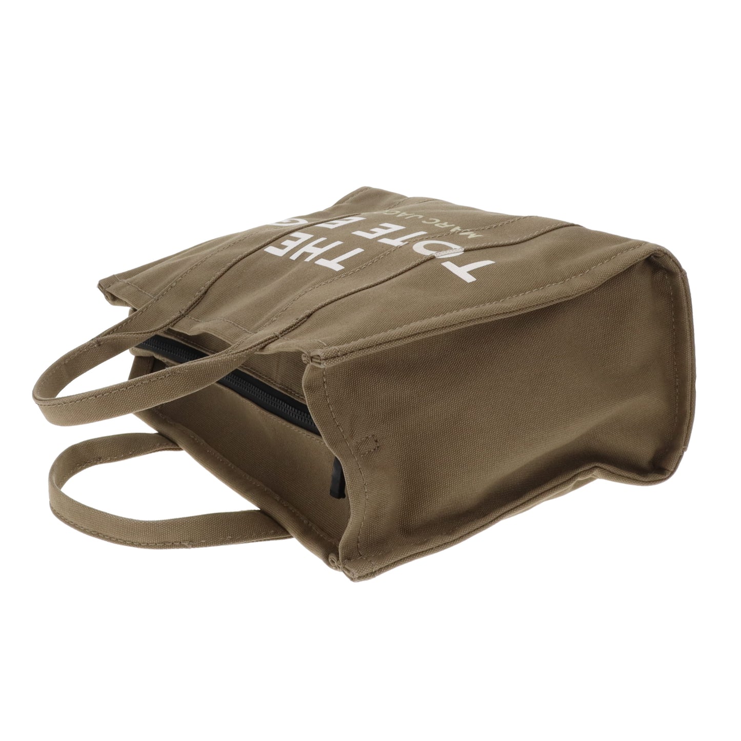 Marc Jacobs The Tote Bag Medium Khaki Canvas/Black Strap