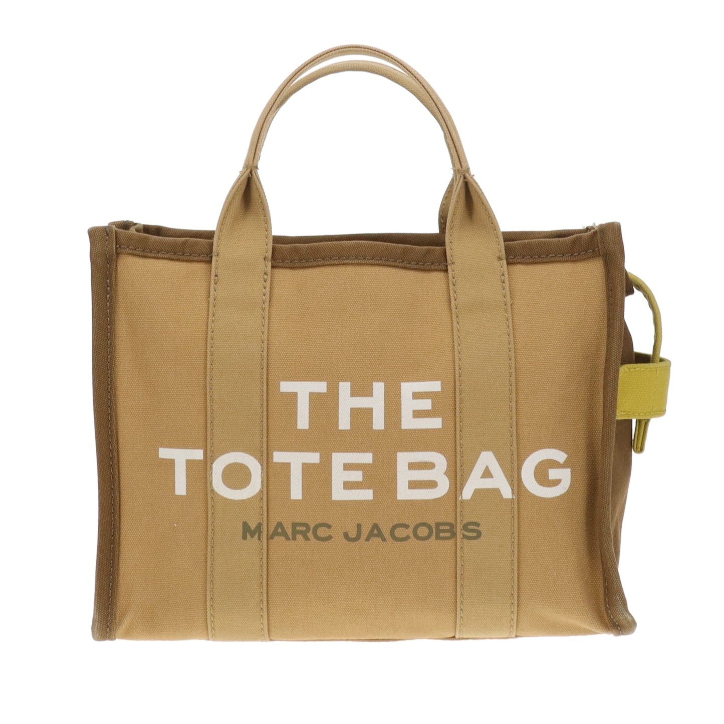 Marc Jacobs The Tote Bag Medium Khaki and Yellow Colourblock
