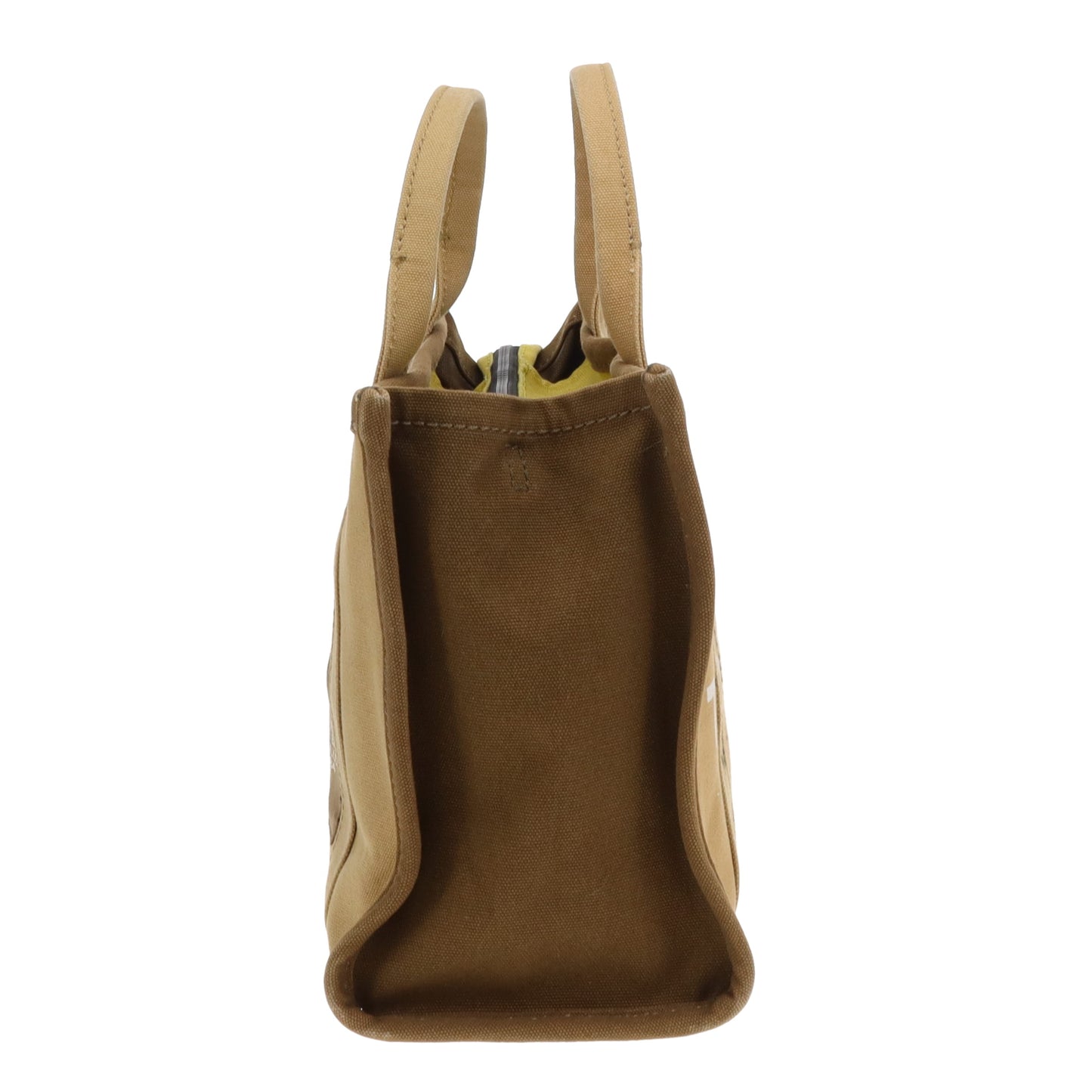 Marc Jacobs The Tote Bag Medium Khaki and Yellow Colourblock