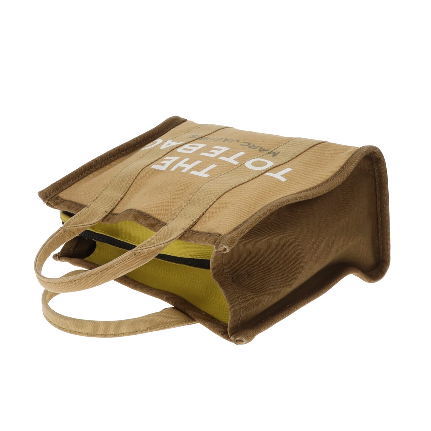 Marc Jacobs The Tote Bag Medium Khaki and Yellow Colourblock