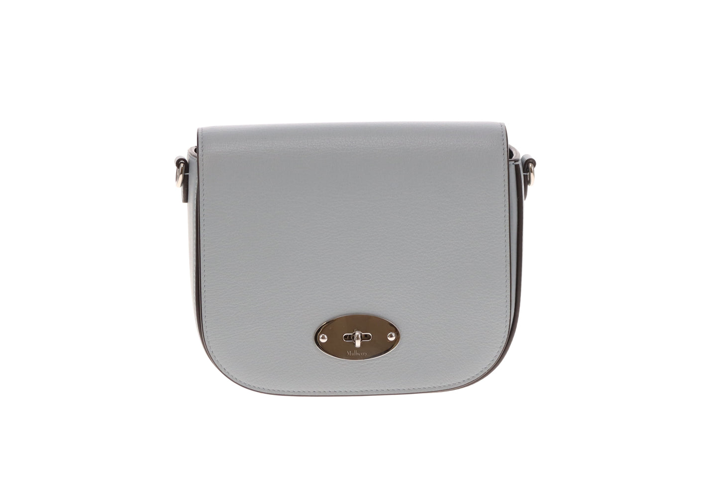 Mulberry Darley Satchel Small with Sports Strap Pale Blue