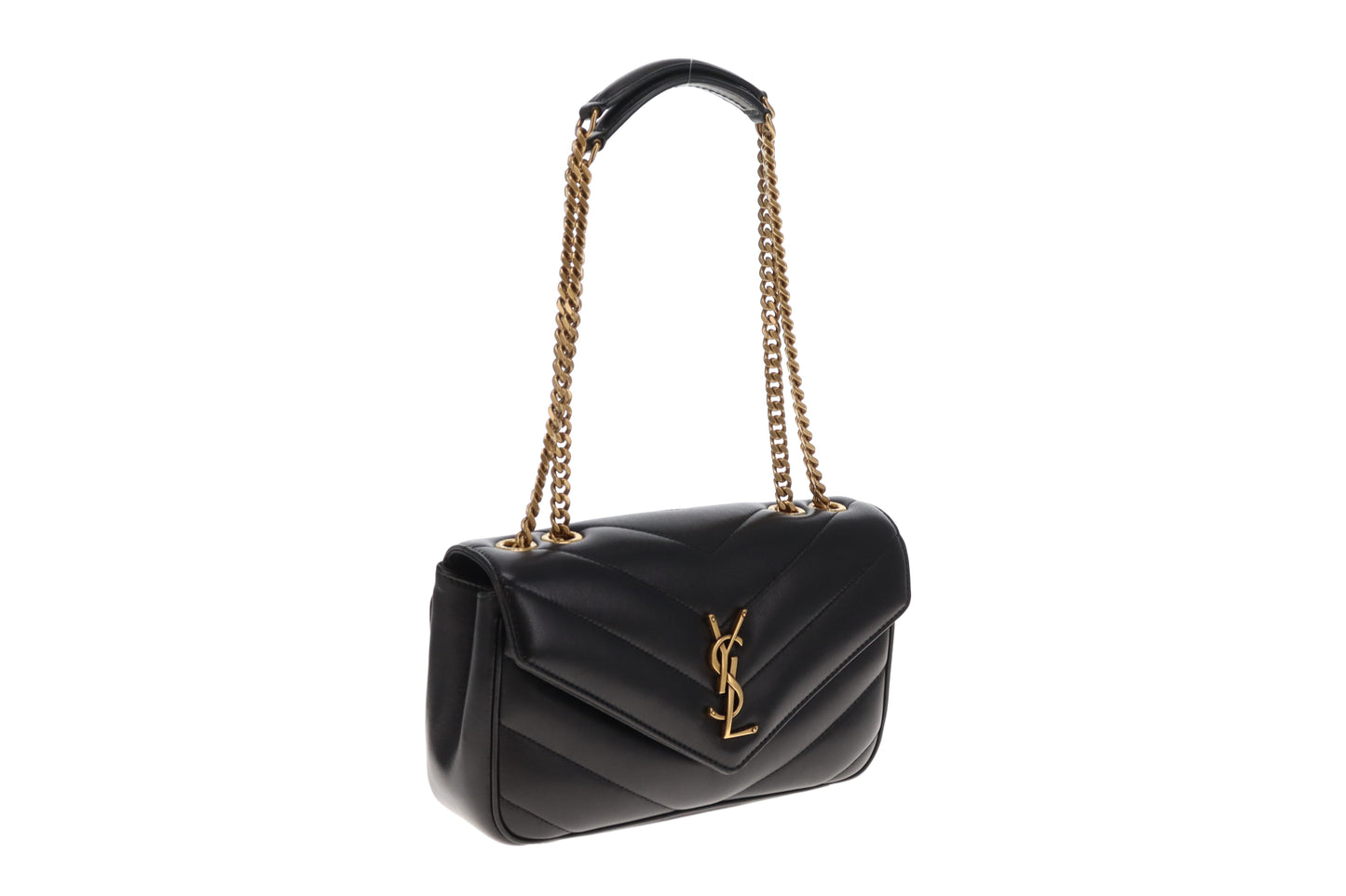 Saint Laurent Loulou NM Small Black GHW 2024