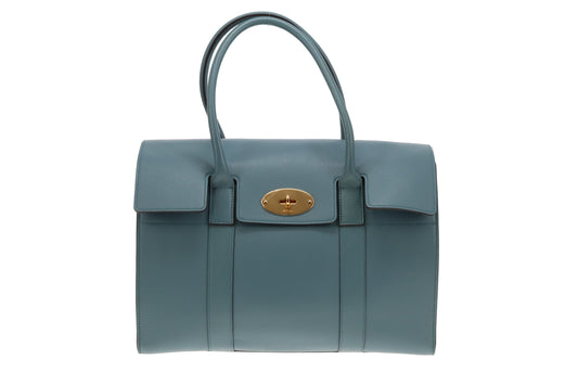 Mulberry Bayswater Classic Dark Frozen Small Classic Grain GHW