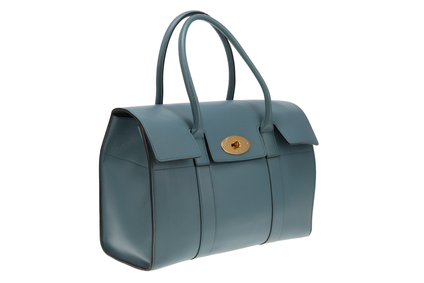 Mulberry Bayswater Classic Dark Frozen Small Classic Grain GHW