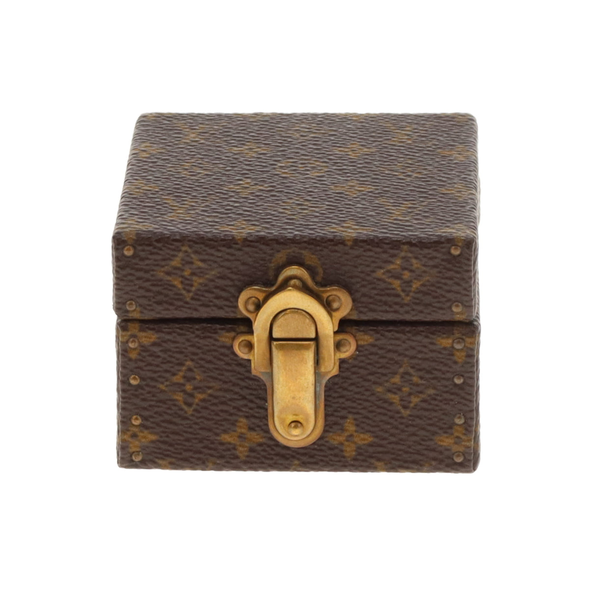 Louis Vuitton Ring Box Mini Trunk Monogram Vintage