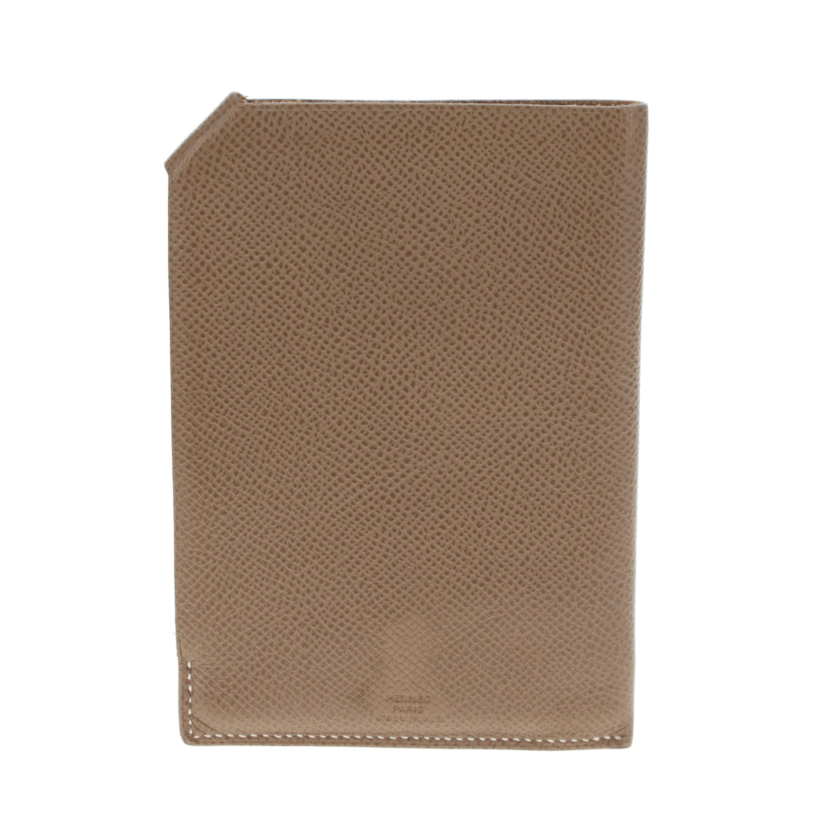 Hermes Tarmac Passport Holder Etoupe 2022