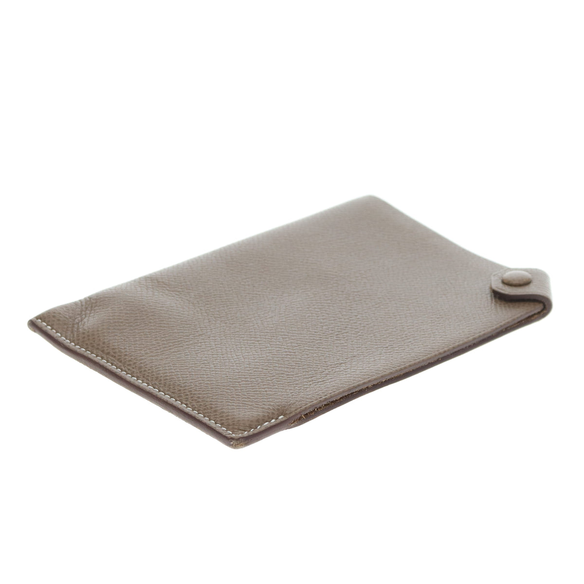 Hermes Tarmac Passport Holder Etoupe 2022