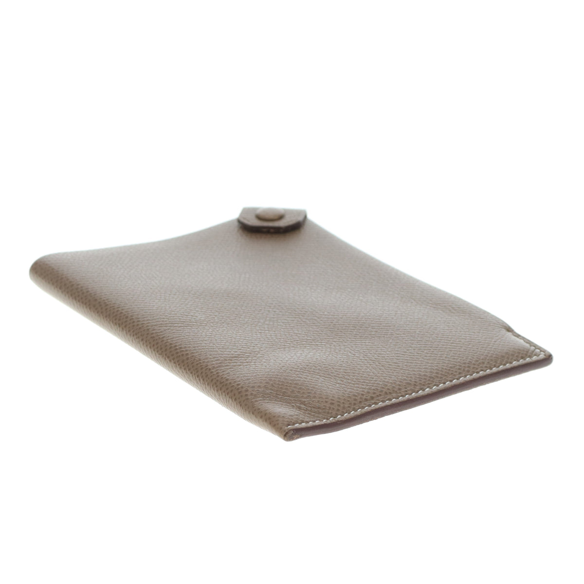 Hermes Tarmac Passport Holder Etoupe 2022