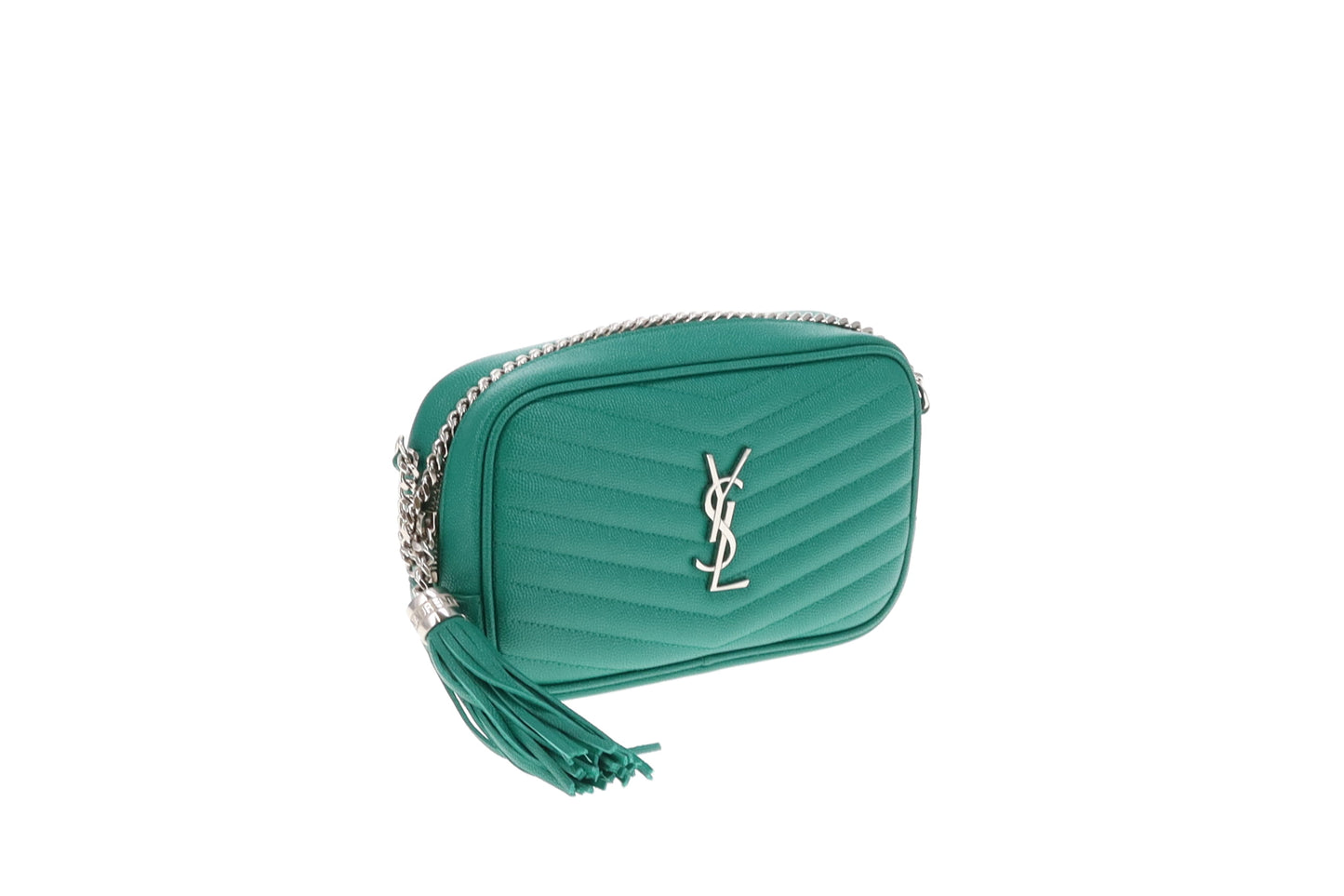 Saint Laurent Mini Lou Camera Bag Green 2021