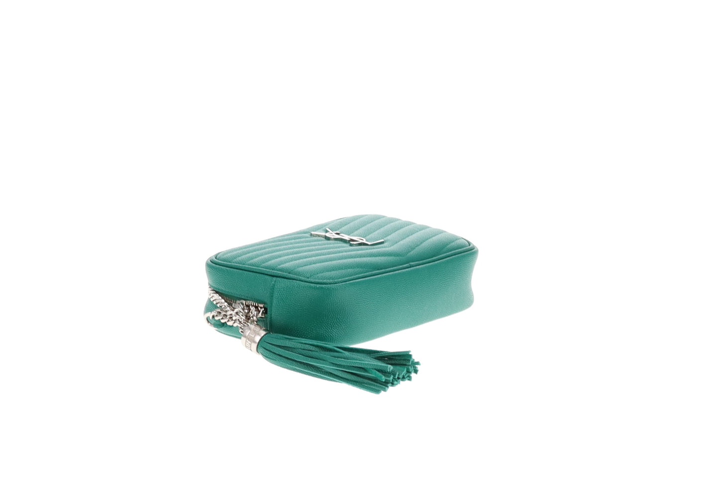Saint Laurent Mini Lou Camera Bag Green 2021