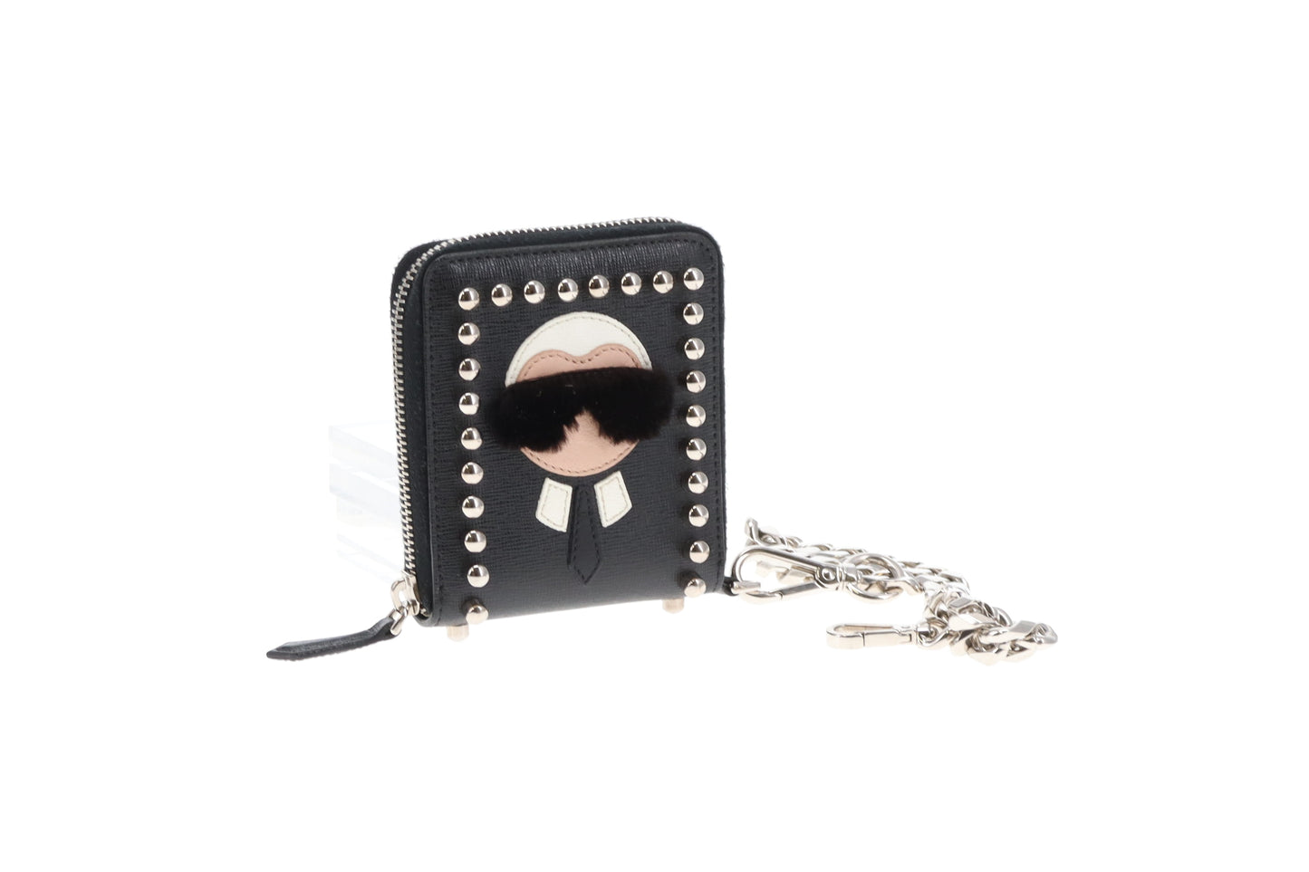 Fendi Karlito Studded Wallet On Chain