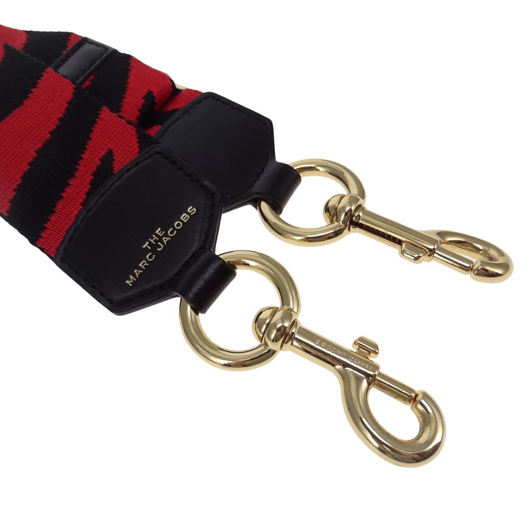 Marc Jacobs Cotton Strap With Red Animal Print