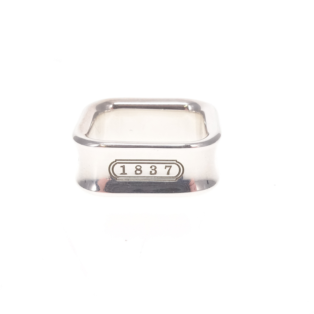 Tiffany & Co Since 1837 Square Ring (size 48)