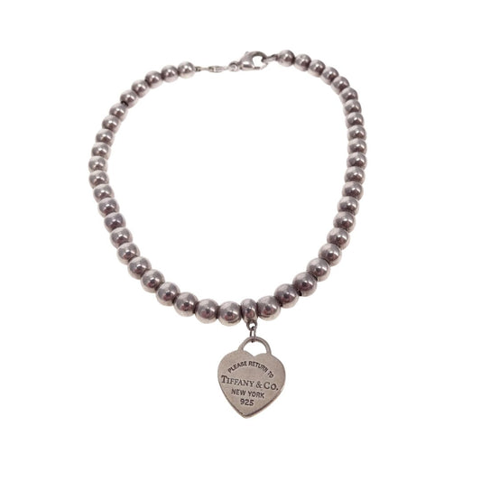Tiffany & Co RTT Beaded Bracelet  Sterling Silver
