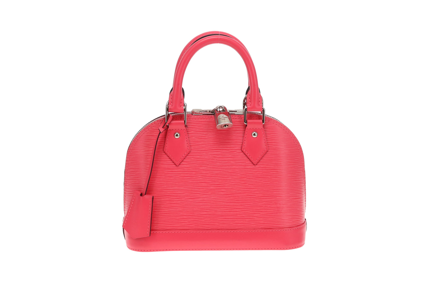 Louis Vuitton Alma BB Pink Epi With Dragon Fruit Strap