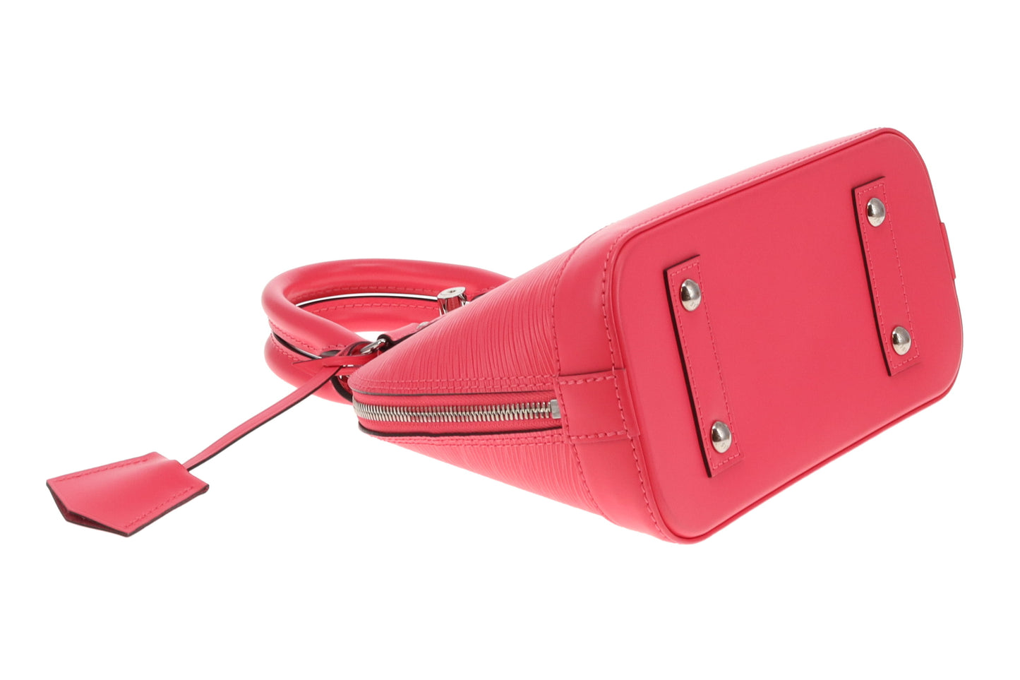 Louis Vuitton Alma BB Pink Epi With Dragon Fruit Strap