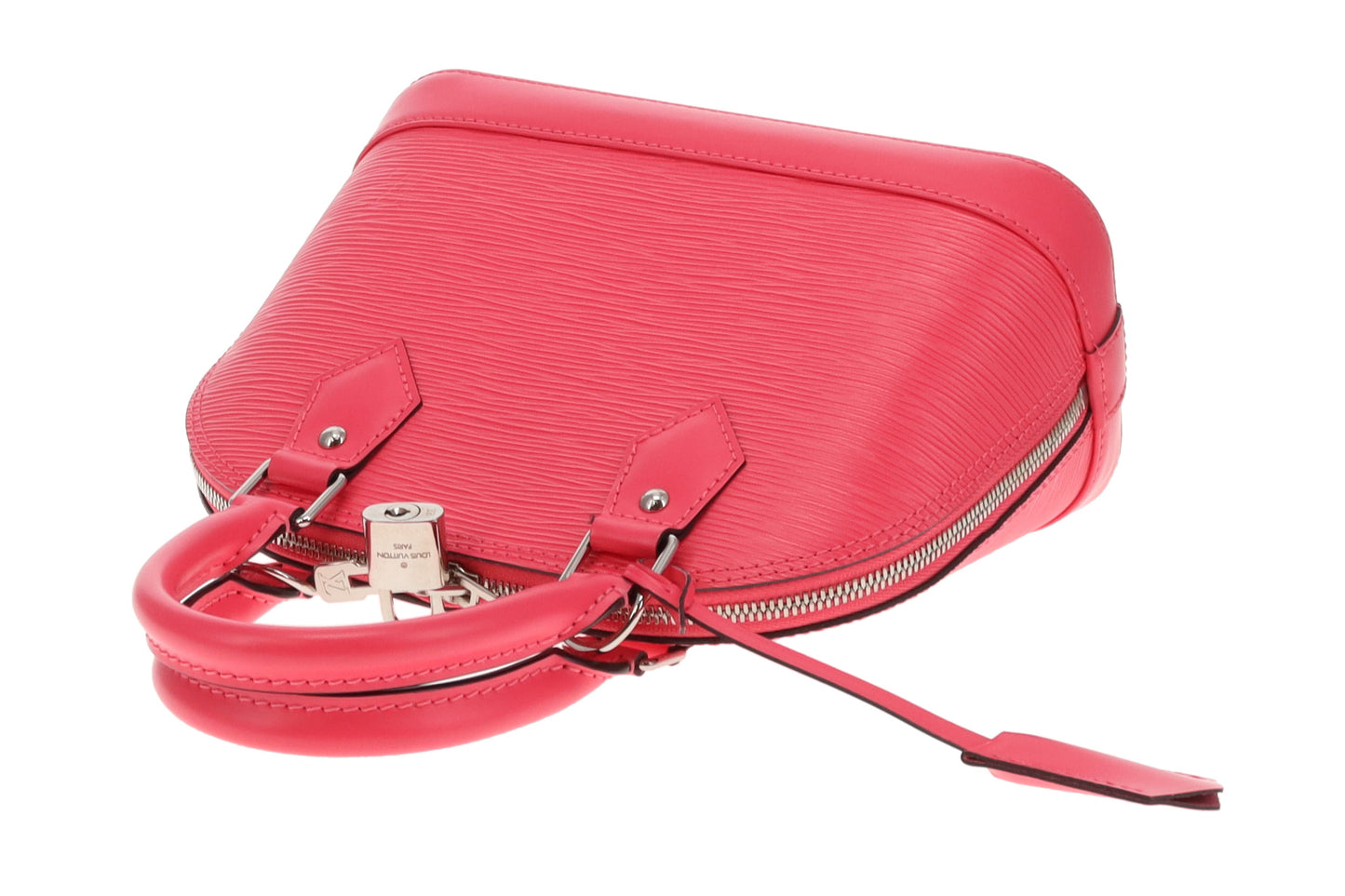 Louis Vuitton Alma BB Pink Epi With Dragon Fruit Strap