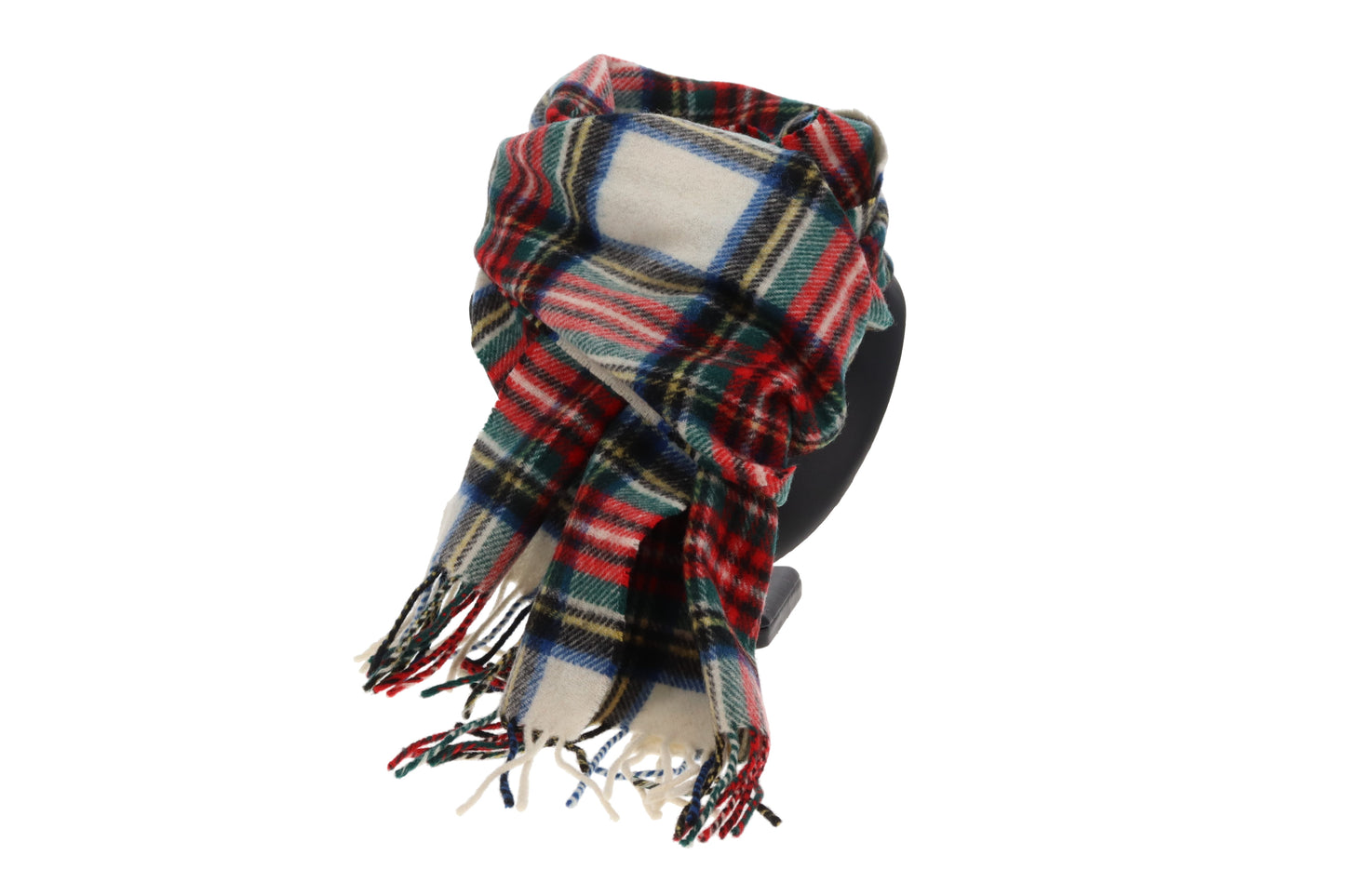 Burberry Scarf Red/Blue/Green/Yellow Check 100% Lambswool