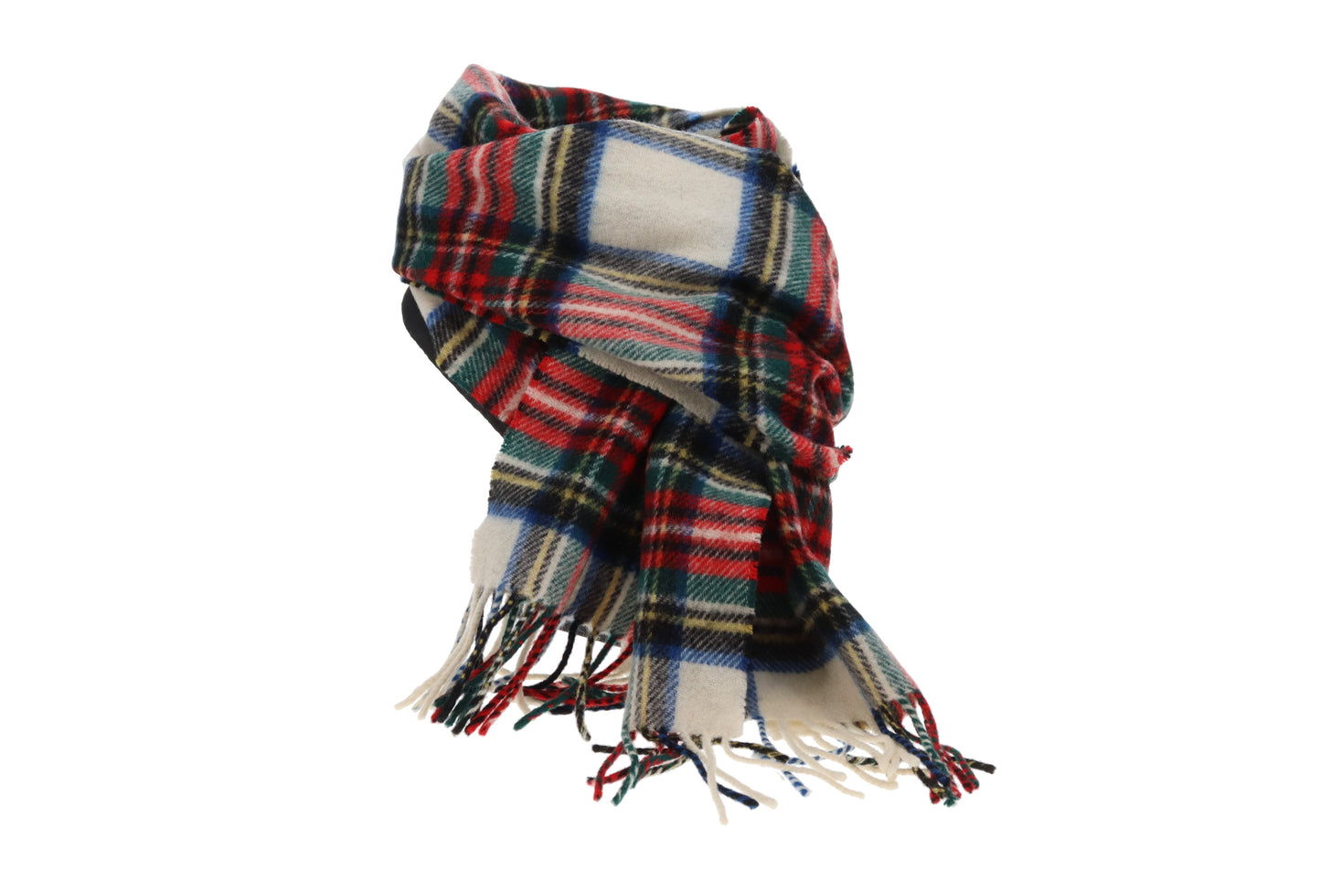 Burberry Scarf Red/Blue/Green/Yellow Check 100% Lambswool
