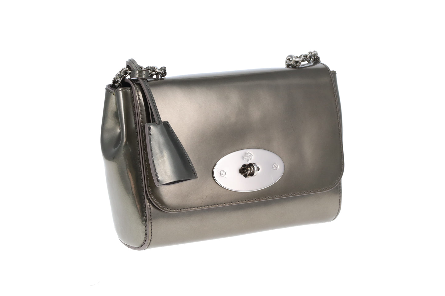 Mulberry Lily Regular Olive Metallic Patent SHW