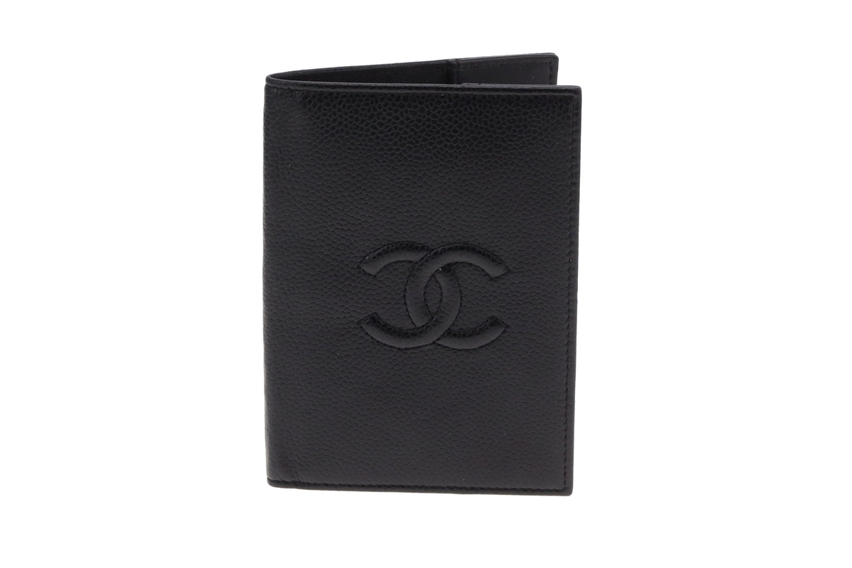 Chanel Black Leather Case CHANEL Studded Square Quilted Leather Vanity Case Black main image 4