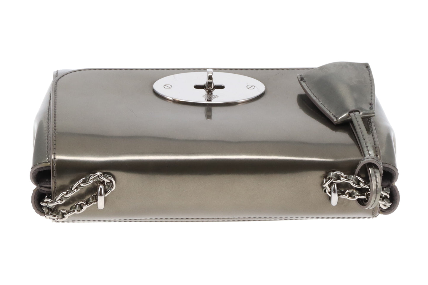 Mulberry Lily Regular Olive Metallic Patent SHW