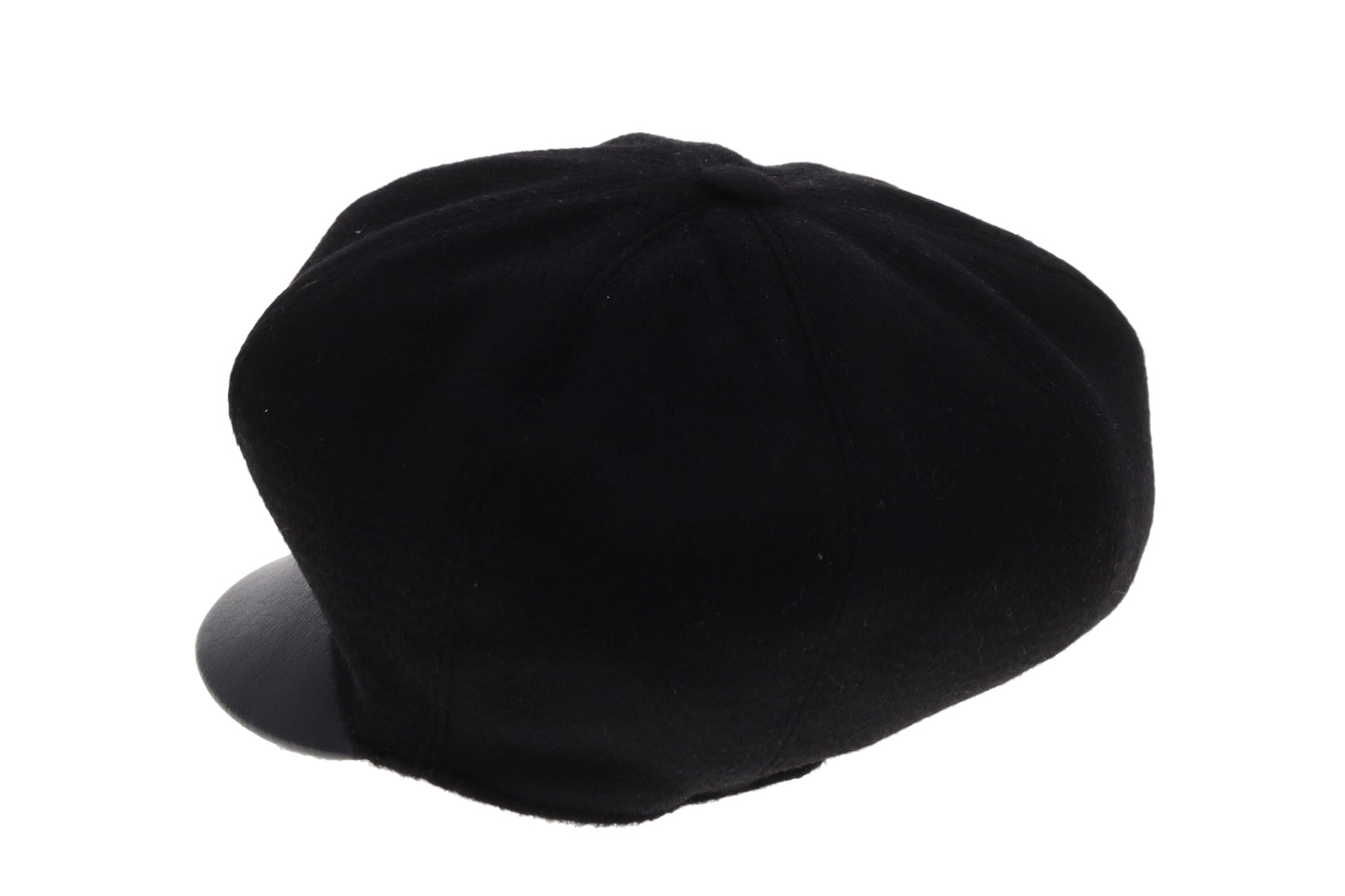 Hermes Casquette Black Cashmere Hat Size 57