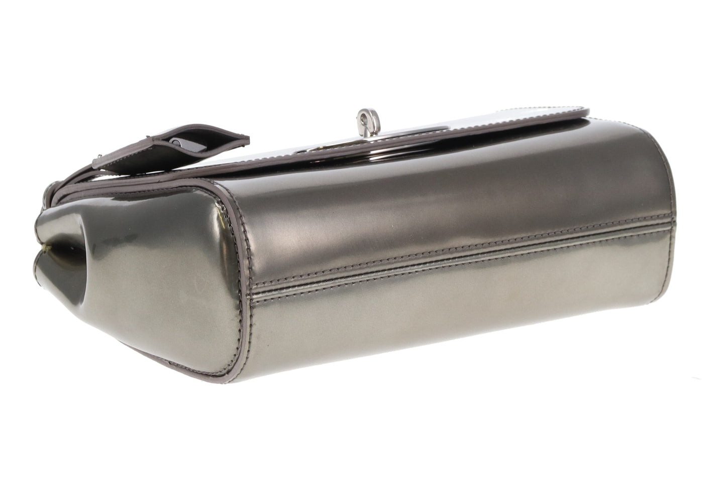 Mulberry Lily Regular Olive Metallic Patent SHW