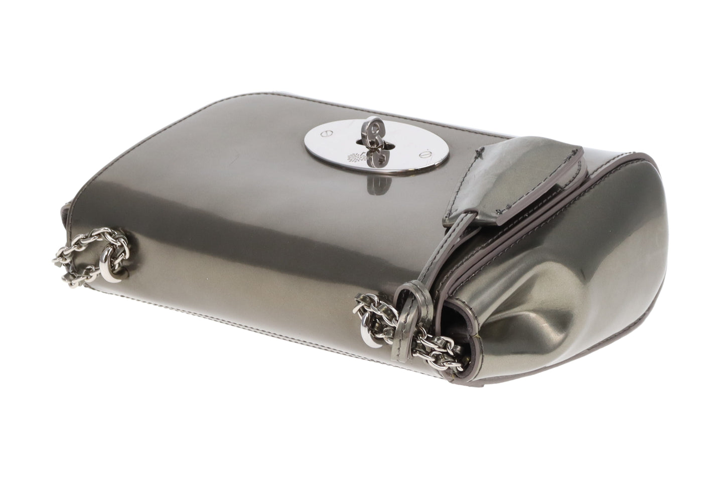 Mulberry Lily Regular Olive Metallic Patent SHW