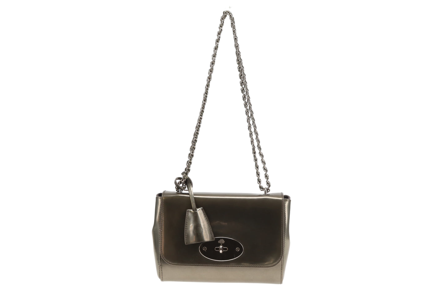 Mulberry Lily Regular Olive Metallic Patent SHW