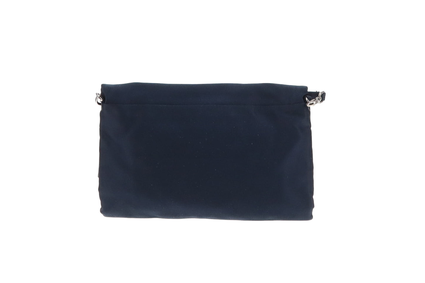 Prada Navy Nylon Clutch On Strap