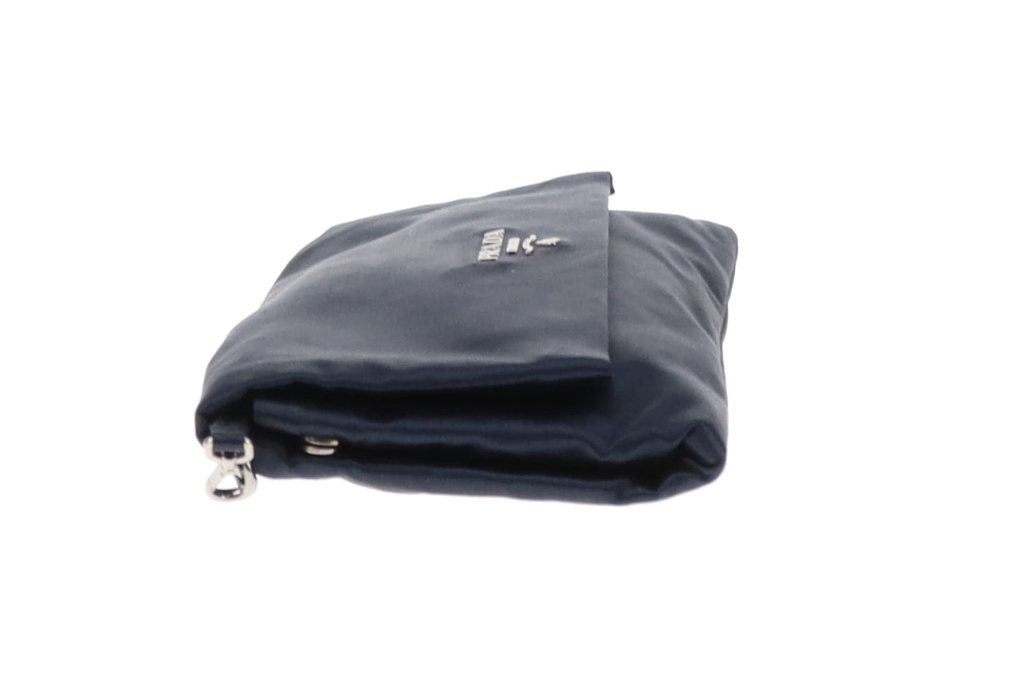Prada Navy Nylon Clutch On Strap