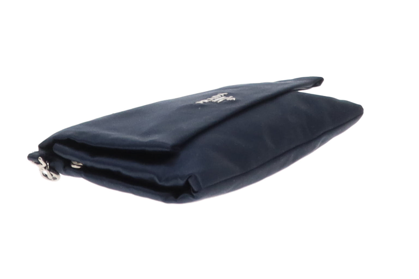 Prada Navy Nylon Clutch On Strap