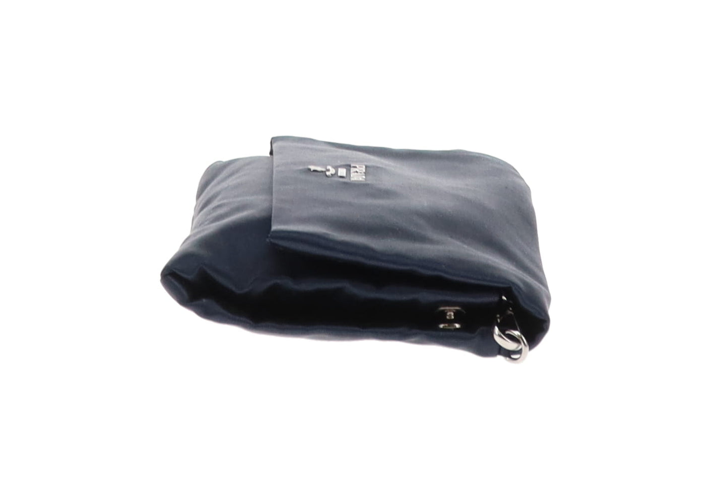 Prada Navy Nylon Clutch On Strap