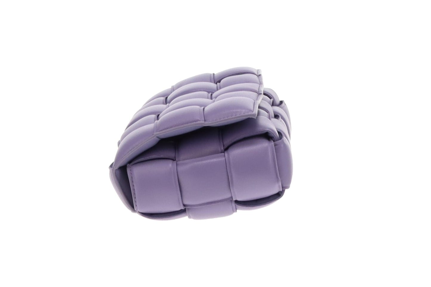 Bottega Veneta Lavender Maxi Weave Padded Cassette