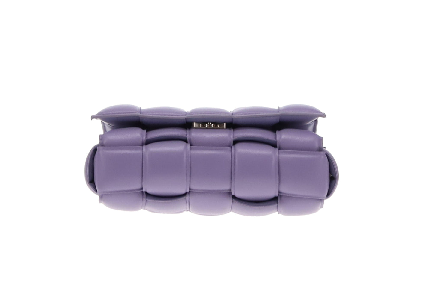Bottega Veneta Lavender Maxi Weave Padded Cassette