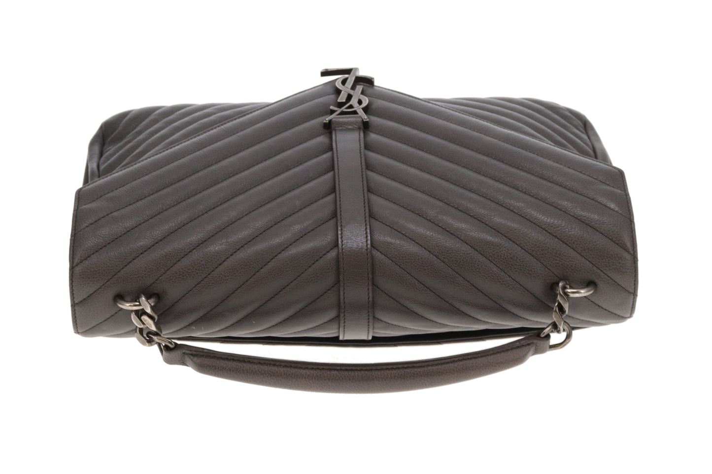 Saint Laurent College Bag Large Grey 2015