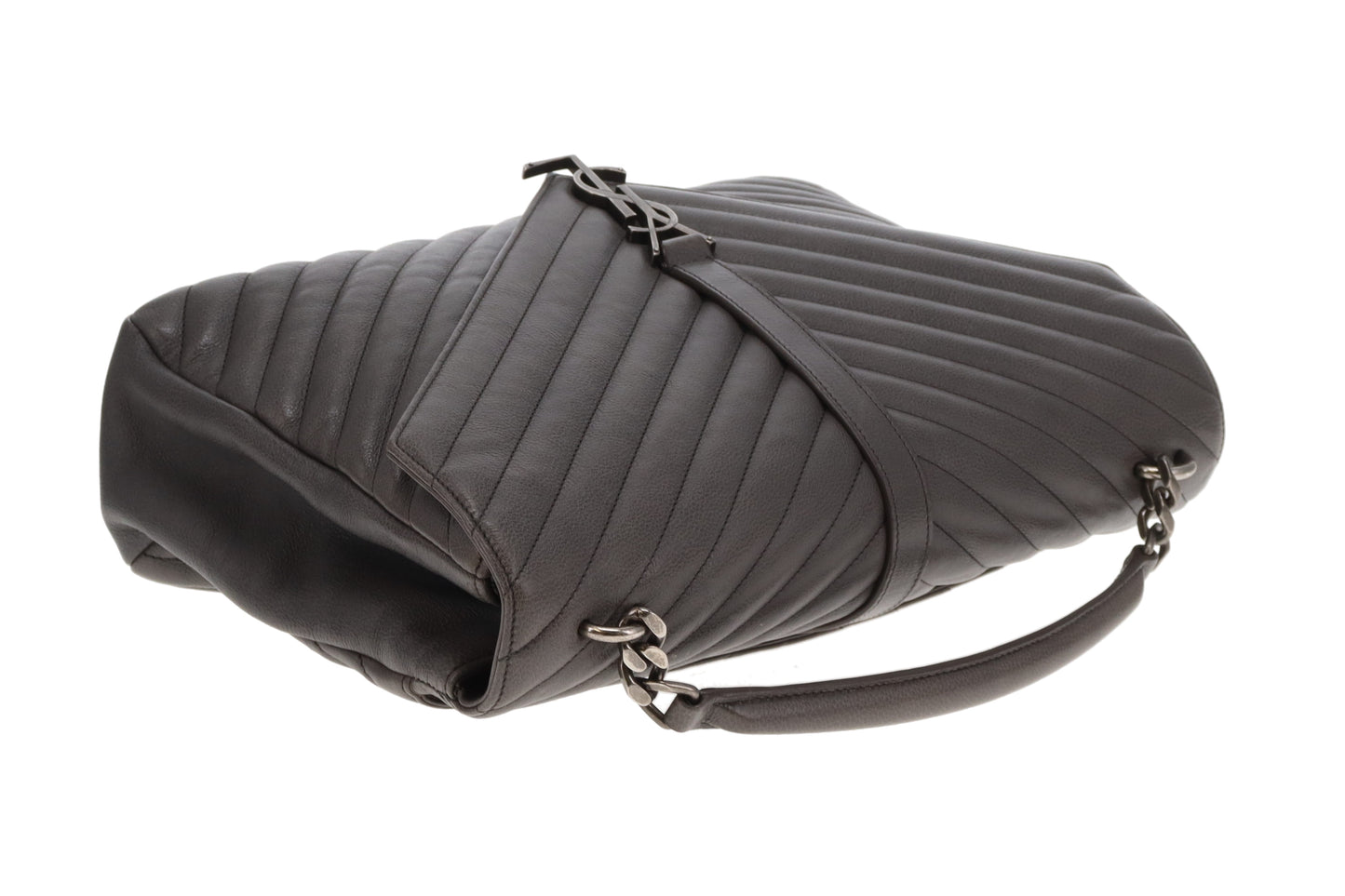 Saint Laurent College Bag Large Grey 2015