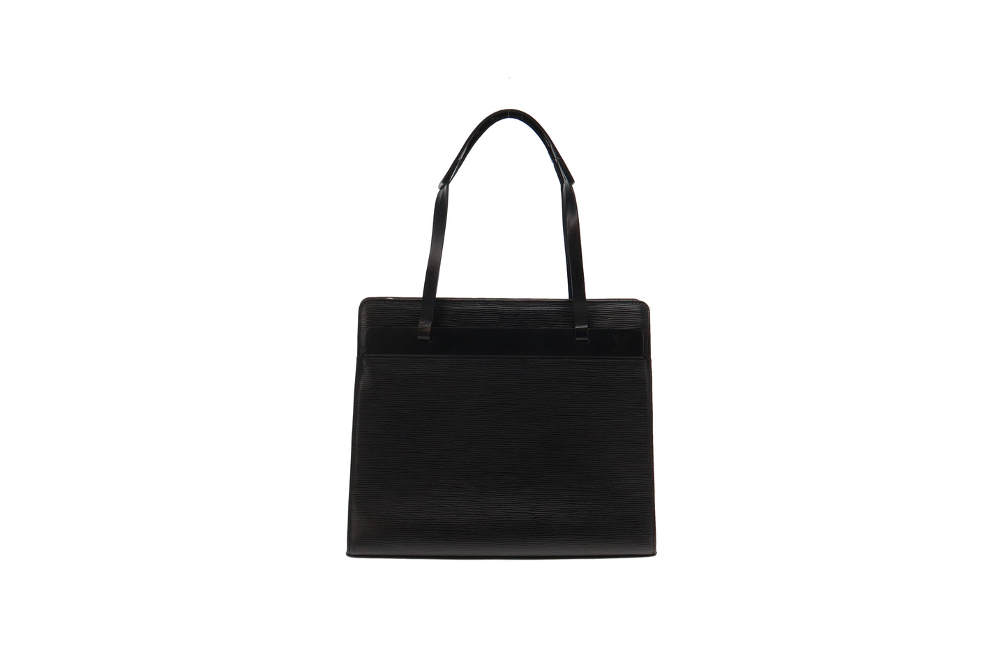 LOUIS VUITTON Black Epi Leather Croisette PM Tote Shoulder Bag