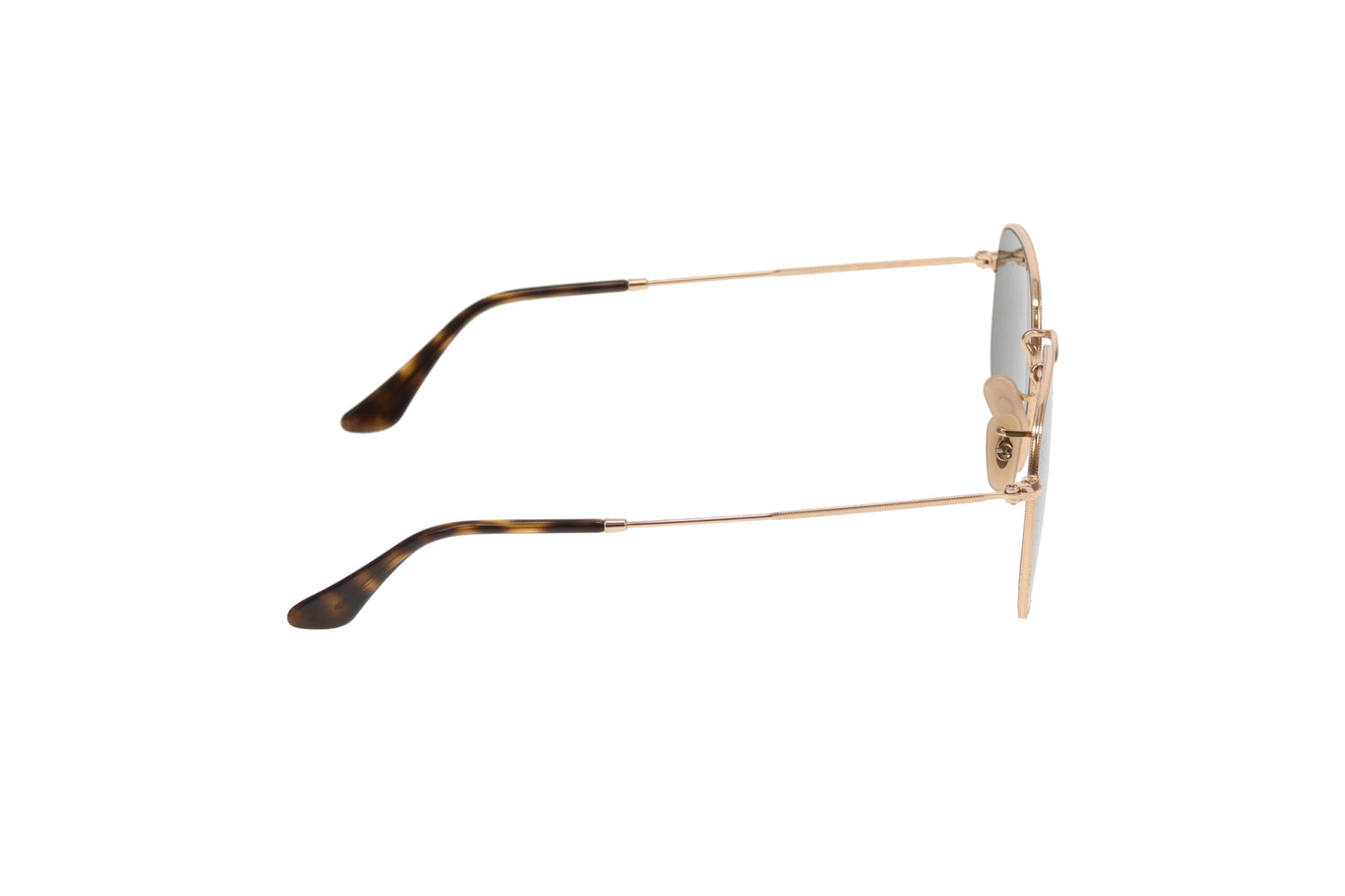 Ray Ban Hexagonal Sunglasses Gold/Green Lens