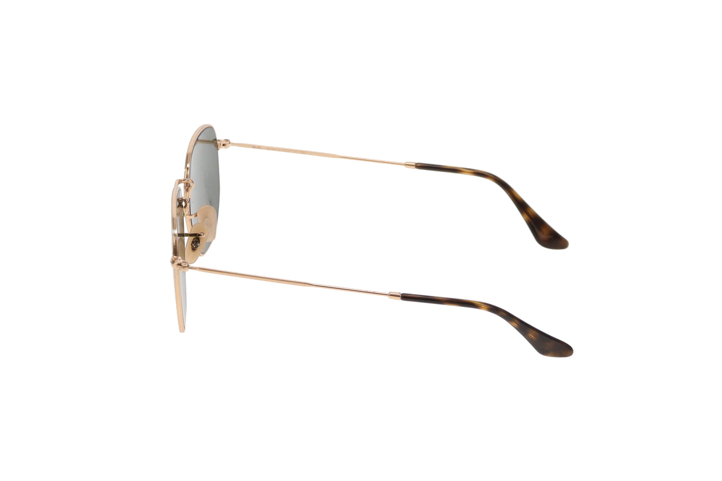 Ray Ban Hexagonal Sunglasses Gold/Green Lens