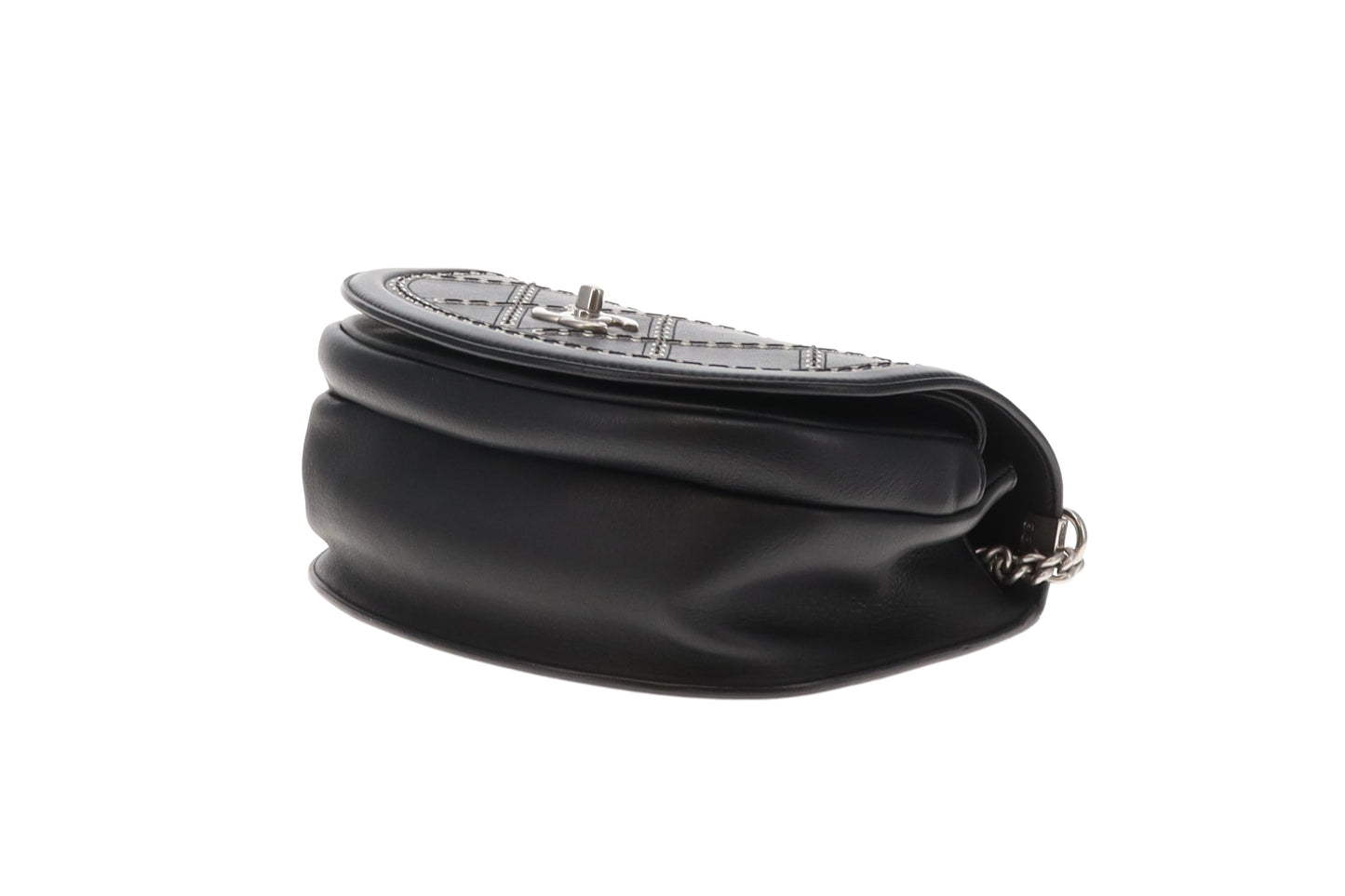 Chanel Coco Eyelets Flap Bag Black and SHW 2018