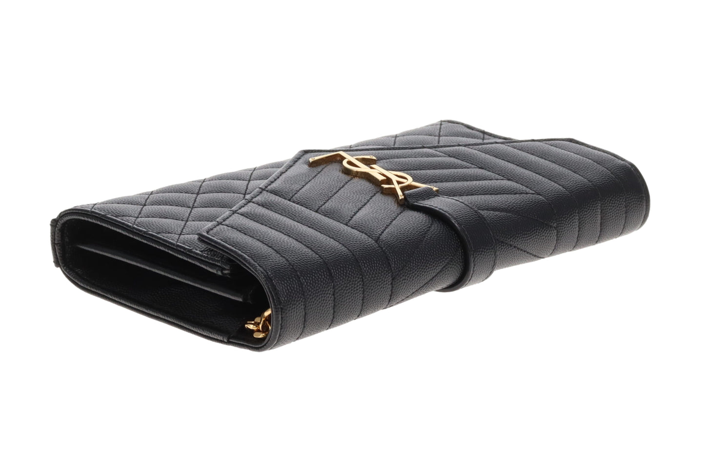 Saint Laurent Envelope Mixed Matelasse Grain De Poudre Crossbody Bag