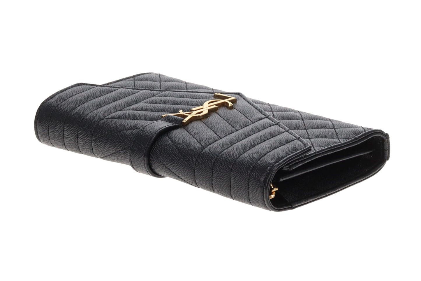 Saint Laurent Envelope Mixed Matelasse Grain De Poudre Crossbody Bag