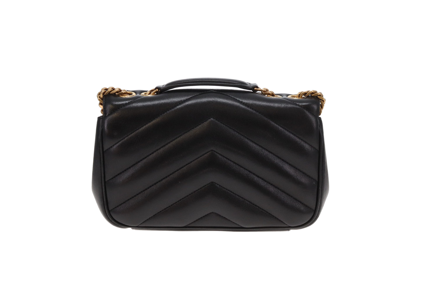 Saint Laurent Loulou (NM) Small Black Lambskin GHW 2025
