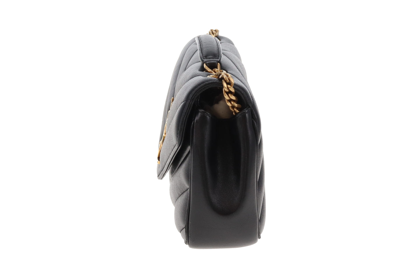 Saint Laurent Loulou (NM) Small Black Lambskin GHW 2025